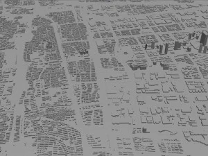 Suzhou city 200km 3D Model