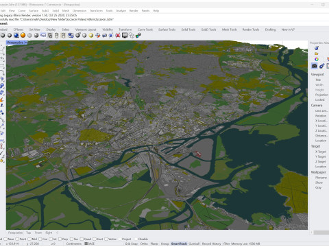Szczecin city poland 60km 3D-Modell