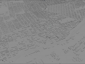 Tacoma city washington usa 50km 3D 모델