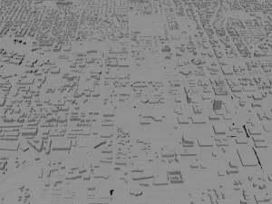 Tallahassee city florida usa 50km 3D Model