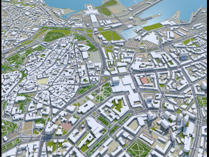 Tallin city estonia 70km Modelo 3D