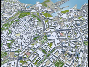 Tallin city estonia 70km 3D Model