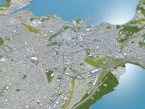 Tallin city estonia 70km 3D Model