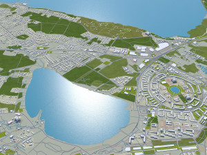 Tallin city estonia 70km Modelo 3D