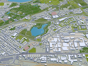 Tallin city estonia 70km Modelo 3D