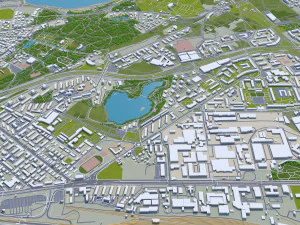 Tallin city estonia 70km 3D Model
