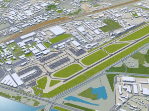 Tallin city estonia 70km 3D Model