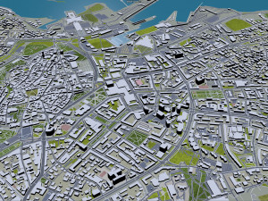 Tallin city estonia 70km Modelo 3D