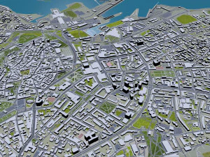 Tallin city estonia 70km 3D Model