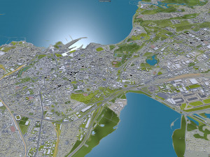 Tallin city estonia 70km Modelo 3D