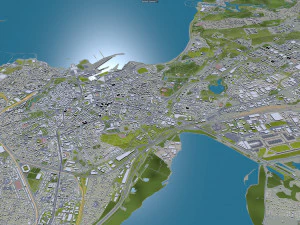 Tallin city estonia 70km 3D Model