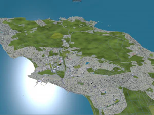 Tallin city estonia 70km 3D Model
