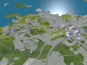 Tampere city finland 60km 3D मॉडल