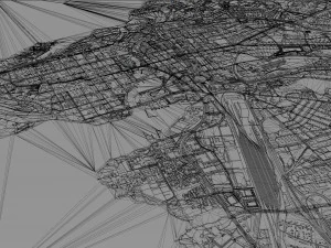 Tampere city finland 60km 3D Model