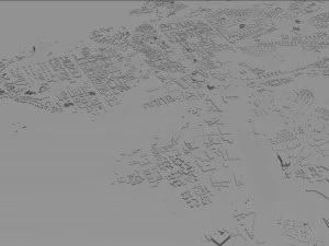 Tampere city finland 60km 3D Model