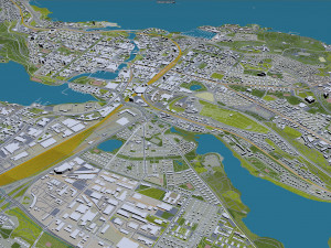 Tampere city finland 60km 3D मॉडल