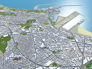 Tanger Tangier city Morocco 30km 3D 模型