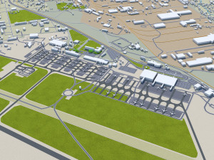 Tbilisi city georgia 60km Modelo 3D