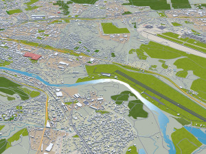 Tbilisi city georgia 60km Modelo 3D