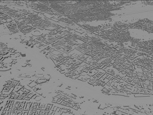 Tbilisi city georgia 60km Modelo 3D