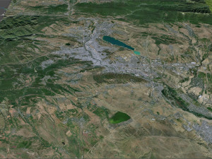Tbilisi city georgia 60km Modelo 3D
