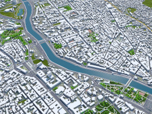 Tbilisi city georgia 60km Modelo 3D