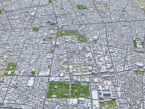 Tehran city iran 60km Modello 3D