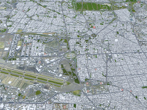 Tehran city iran 60km Modello 3D