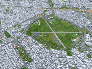 Tehran city iran 60km Modello 3D