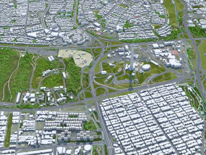 Cidade de Teer&atilde; Ir&atilde; 60 km Modelo 3D