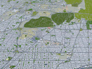 Tehran city iran 60km Modello 3D