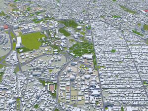 Tehran city iran 60km Modello 3D