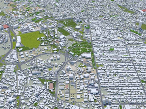 Cidade de Teer&atilde; Ir&atilde; 60 km Modelo 3D
