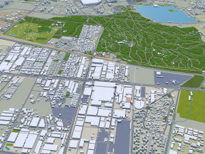 Tehran city iran 60km Modello 3D