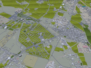 Tehran city iran 60km Modello 3D