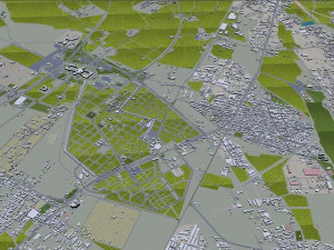 Cidade de Teer&atilde; Ir&atilde; 60 km Modelo 3D