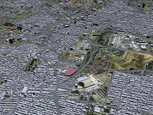 Cidade de Teer&atilde; Ir&atilde; 60 km Modelo 3D