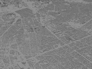 Tehran city iran 60km Modello 3D