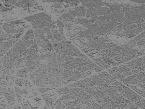 Cidade de Teer&atilde; Ir&atilde; 60 km Modelo 3D