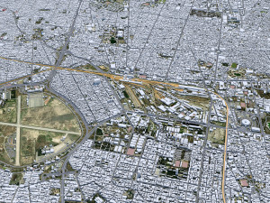 Tehran city iran 60km Modello 3D