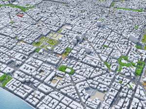 Thessaloniki city greece 30km Modelo 3D
