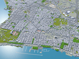Thessaloniki city greece 30km Modelo 3D