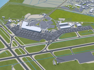 Thessaloniki city greece 30km Modelo 3D