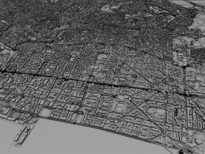 Thessaloniki city greece 30km Modelo 3D