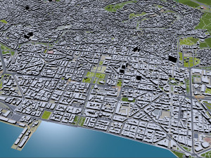 Thessaloniki city greece 30km Modelo 3D