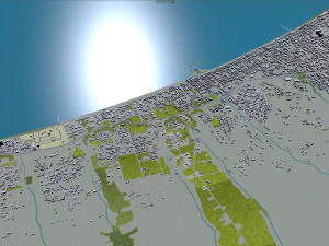 Thessaloniki city greece 30km 3D Model