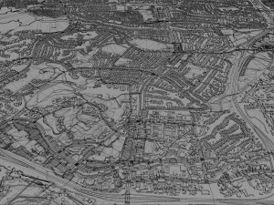 Thousand oaks city california 40km 3Dモデル