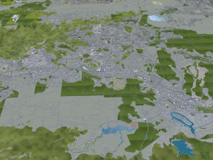 Thousand oaks city california 40km 3Dモデル
