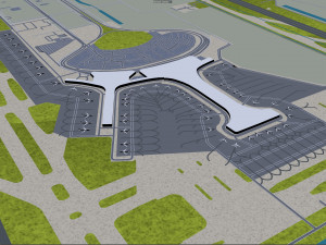 Tianjin city china 270km 3D Model