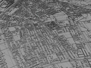 Tikrit city iraq 30km 3Dモデル